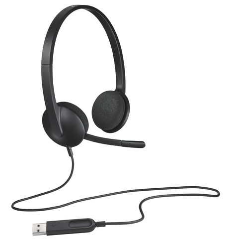 Cuffie microfono filo Cuffie microfono filo Logitech 981 000475 H SERIES H340 Black (ord.min.1.00 unità)