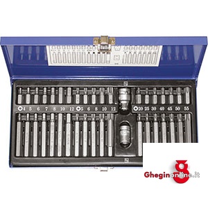 ASSORTIMENTI INSERTI CON ATT.ESAGONALE MM 10 PER AVVITATORI AD ESAGONO: 40 PEZZI 2025G ASS.INSERTI AT.ESAG.10 blades for electric drills in sets Prod. SCU