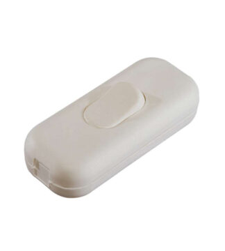 Pulsante cavo elettrico Pulsante cavo elettrico Poly Pool PP0474 unipolare terminale Bianco (ord.min.1.00 unità)
