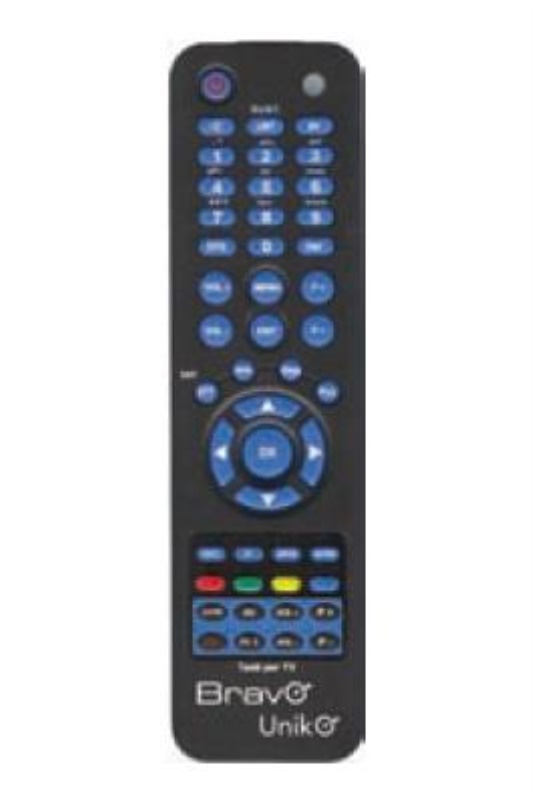 Telecomando decoder Telecomando decoder Bravo 90302245 UNIKO Black (ord.min.1.00 unità)