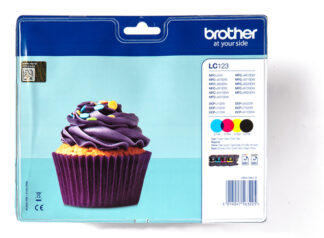 Set cartucce stampante Set cartucce stampante Brother LC123VALBP Multipack (ord.min.1.00 unità)