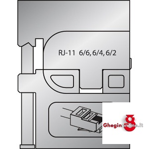 INSERTI PER PINZA 202GCP 202GCS 17 INSERTI x PINZE 202GCP modular crimping pliers Orig. Gedore