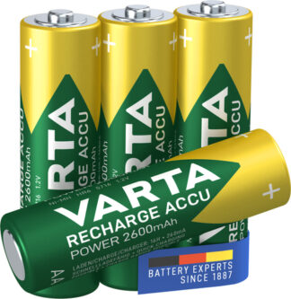 Batteria Stilo AA ricaricabile Batteria Stilo AA ricaricabile Varta 05716101404 RECHARGE ACCU POWER (ord.min.1.00 unità)