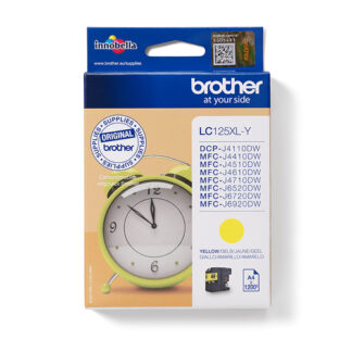 Cartuccia stampante Cartuccia stampante Brother LC125XLY (ord.min.1.00 unità)