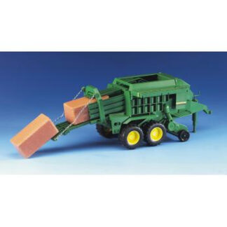 Mezzo agricolo Mezzo agricolo Bruder 02017 JOHN DEERE Rimorchio Pressaballe (ord.min.1.00 unità)