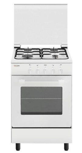 Cucina gas Cucina gas Glem Gas ALPHA AE55MXF3 Bianco (ord.min.1.00 unità)