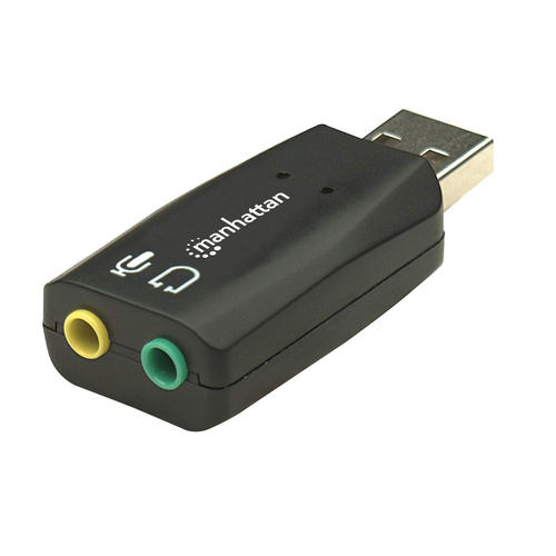 Scheda audio Scheda audio Manhattan 150859 Iusb Dac 879 Black (ord.min.1.00 unità)