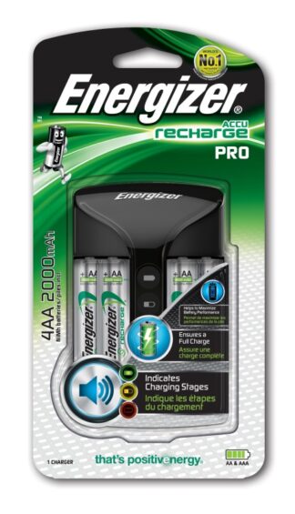 Caricabatterie e batterie Caricabatterie Energizer E300696602 ACCU RECHARGE PRO (ord.min.1.00 unità)