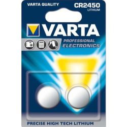 Batteria CR2450 Batteria CR2450 Varta 06450101402 LITHIUM (ord.min.1.00 unità)