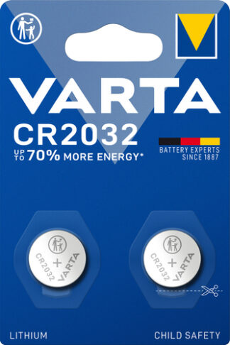 Batteria CR2032 Batteria CR2032 Varta 06032101402 LITHIUM (ord.min.1.00 unità)
