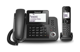 Cordless Cordless Panasonic KX TGF320EXM 2in1 Black (ord.min.1.00 unità)