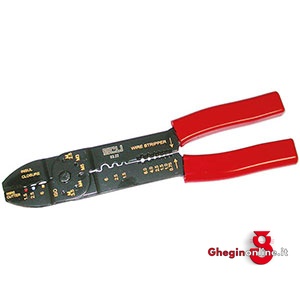 PINZE PER CAPICORDA COMBINATE PER CAPICORDA PREISOLATI E NON ISOLATI 205GVA PINZExCAPICORDA COMB. crimping pliers for terminals Prod. SCU