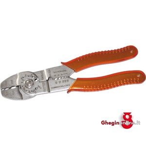 PINZE PER CAPICORDA ISOLATI 205G 8 PINZE x CAPICORDA IS. crimping pliers for insulated terminals Prod. SCU