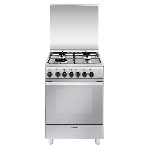 Cucina gas Cucina gas Glem Gas UNICA U664MI Inox (ord.min.1.00 unità)