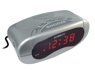 Sveglia Sveglia Lowell EH49101S JUSTAMINUTE Con funzione snooze Silver (ord.min.1.00 unità)