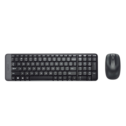 Tastiera e mouse Tastiera e mouse Logitech 920 003721 MK SERIES Mk220 Combo Black (ord.min.1.00 unità)
