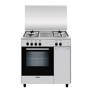Cucina gas Cucina gas Glem Gas ALPHA AS854EI Inox (ord.min.1.00 unità)