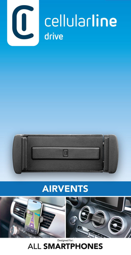 Supporto auto smartphone Supporto auto smartphone Cellular Line HANDYDRIVEK HANDY Drive Univers (ord.min.1.00 unità)