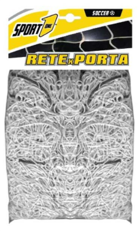 Rete porta calcio Mandelli 702800046 SPORT ONE Bianco Rete porta calcio (ord.min.1.00unità)