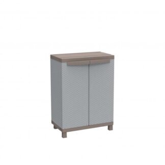 Armadio plastica Armadio plastica Terry 1002815 C RATTAN 680 Grigio e Tortora (ord.min.1.00 unità)