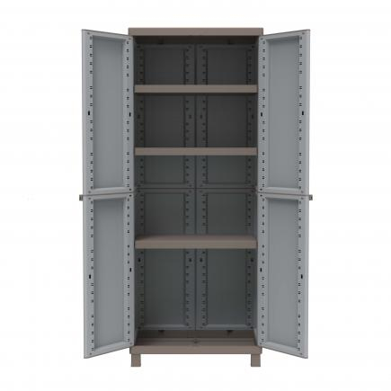 Armadio plastica Armadio plastica Terry 1002814 C RATTAN 2680 Grigio e Tortora (ord.min.1.00 unità)