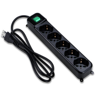Multipresa tavolo Multipresa tavolo Tecnoware FMP5IIG5B 10/16A Nero (ord.min.1.00 unità)