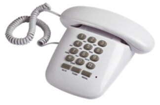 Telefono fisso Telefono fisso Brondi SOLE Bianco (ord.min.1.00 unità)