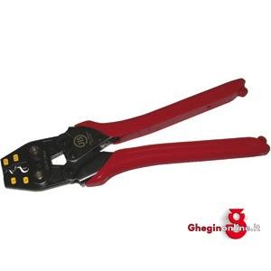 PINZE PER CAPICORDA NON ISOLATI A DOPPIA LEVA LUNGH 230 MM 206GE PINZExCAPIC.NON ISOL. crimping pliers for unisulated sorderless terminals Orig. Marvel