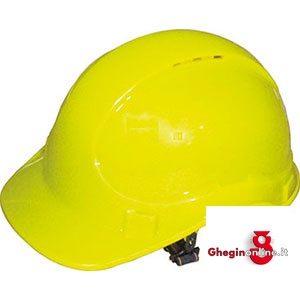 ELMETTI DI PROTEZIONE - GIALLO CON CINTURINO ELASTICO 2071AC ELMETTI DI PROTEZ. industrial safety helmets Prod. SCU