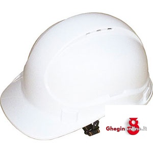 ELMETTI DI PROTEZIONE - BIANCO CON CINTURINO ELASTICO 2071B 2 ELMETTI DI PROTEZ. industrial safety helmets Prod. SCU