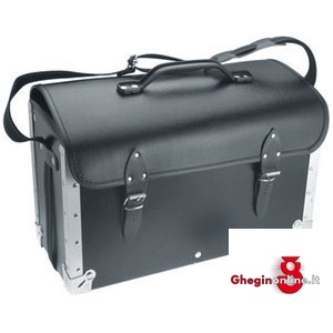BORSE PORTAUT.IN ECOPELLE RINFORZATA; BORDI LATERALI RINFORZATI IN LAMIERA DIMENSIONI MM 450X200X250 2073L BORSE PORTAUTENSILI universal bags Prod. SCU