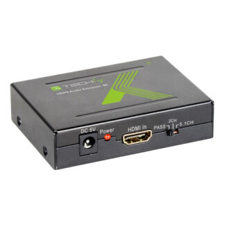 Convertitore audio Convertitore audio Techly IDATA HDMI EA Estrattore Audio Hdmi Black (ord.min.1.00 unità)