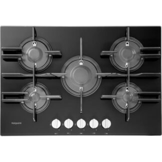 Piano cottura gas Piano cottura gas Hotpoint F100269 Ftghg 751 D Ha Bk Black (ord.min.1.00 unità)
