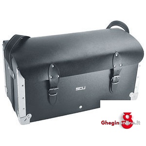 BORSE PORTAUT.IN ECOPELLE RINF.; CON CINGHIA DI TRASP.,PARASPIGOLI E BORCHIE SUL FONDO BORDI METALLICI DIMENSIONI 550X180X180 2074Z BORSE PORTAUTENSILI universal bags Prod. SCU