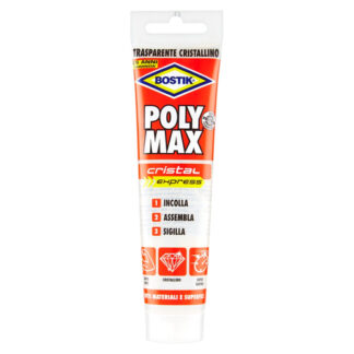 Colla universale Collante Uhu Bostik 6300509 POLY MAX Crystal Trasparente (ord.min.1.00 unità)