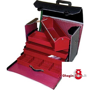 BORSE PORTAUTENSILI TIPO A VALIGIA CON MANIGLIA ERGONOMICA E CASSETTIERA CON 4 CASSETTI 2078GD BORSE PORTAUTENSILI universal bags Prod. SCU - Parat