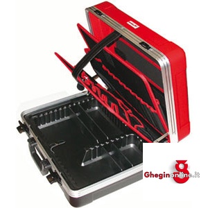 VALIGIE PORTAUTENSILI IN POLIPROPILENE 2078GH 3 VALIGIE PORTAUTENSILI tool-cases in polypropylene Orig. Gedore red
