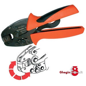 PINZE PER TERMINALI A BUSSOLA 207GR PINZE X TERMINALI crimping pliers for terminals Prod. SCU