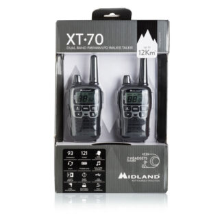 Ricetrasmittenti Midland C1180 XT SERIES Xt70 Black e Silver Ricetrasmittenti (ord.min.1.00unità)