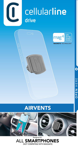 Supporto auto smartphone Supporto auto smartphone Cellular Line MAG4HNDYFORCEDRV HANDY Force Dr (ord.min.1.00 unità)