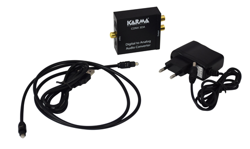 Convertitore audio Convertitore audio Karma CONV 3DA Digitale Ad Analogico con Presa Cuff (ord.min.1.00 unità)