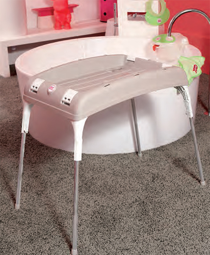 Cavalletto vasca Cavalletto vasca Okbaby 845 pieghevole Grigio (ord.min.1.00 unità)