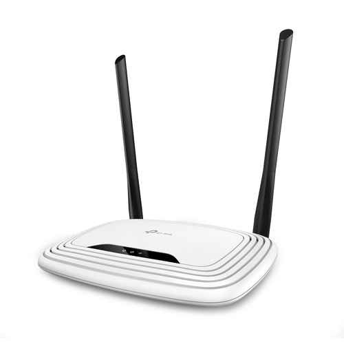 Router Tp Link TL WR841N F SERIES N300 White e Black Router (ord.min.1.00unità)