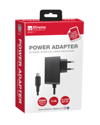 Caricabatterie videogioco Caricabatterie Xtreme 95611 SWITCH Black (ord.min.1.00 unità)