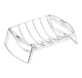 Griglia barbecue Griglia barbecue Weber 6469 supporto cottura arrosti Cromo lucido (ord.min.1.00 unità)