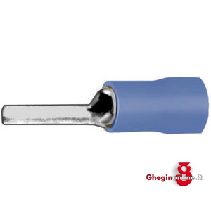 TERMINALI ISOLATI (CF.100PZ.) TIPO A PUNTALE AZZURRO PER CAVI DA MMQ 1,5-2,5 208H 1.8 TERMINALI (cf.100pz) insulated terminals Prod. SCU