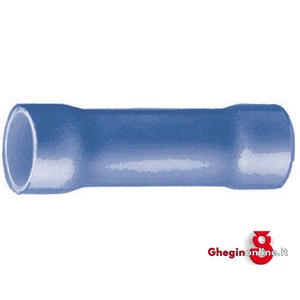 TERMINALI ISOLATI (CF.100PZ.) TIPO A CONNETTORE DI TESTA AZZURRO PER CAVI DA MMQ 1,5-2,5 208K 2 4.5 TERMINALI (cf.100pz.) insulated terminals Prod. SCU