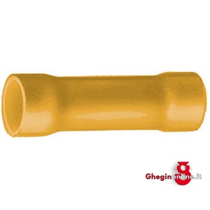 TERMINALI ISOLATI (CF.50PZ.) TIPO A CONNETTORE DI TESTA GIALLO PER CAVI DA MMQ 4-6 208K 3 6.8 TERMINALI (cf.50pz.) insulated terminals Prod. SCU