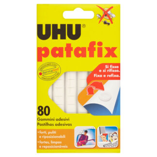 Set gommini adesivi Set gommini adesivi Uhu Bostik 64792 PATAFIX riposizionabili Bianco (ord.min.1.00 unità)