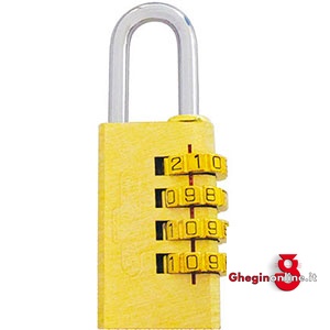 LUCCHETTI A COMBINAZIONE 2093P 4 LUCCHETTI COMBINAZIONE padlocks Prod. SCU